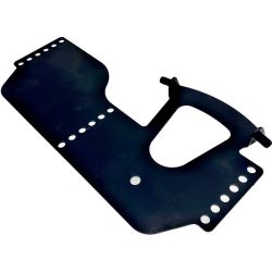 Empacher stuurschoenenplaat- zwart geanodiseerd-swatch