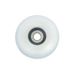 Kogellagerwieltje 36,5 mm. wit