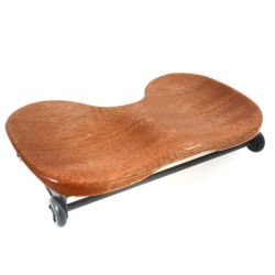 Kogellagerbankje breed, ceder, zonder gaten