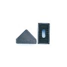 Nylon plate wedge with triangle teeth