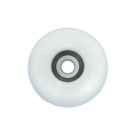 Kogellagerwieltje 36,5 mm. wit