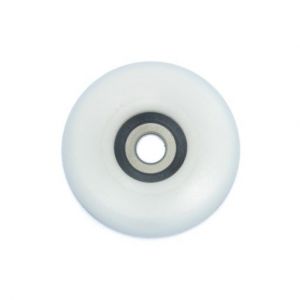 Kogellagerwieltje 36,5 mm. wit