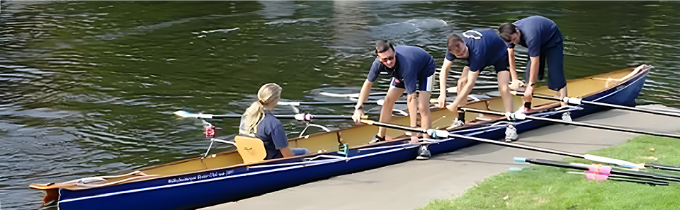 Baumgarten C3x+/C4x- roeiboot, met uitwisselbare roei-/stuurplek